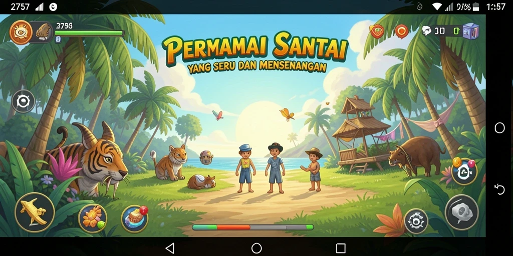 Tangkapan layar gameplay menarik dari 2757