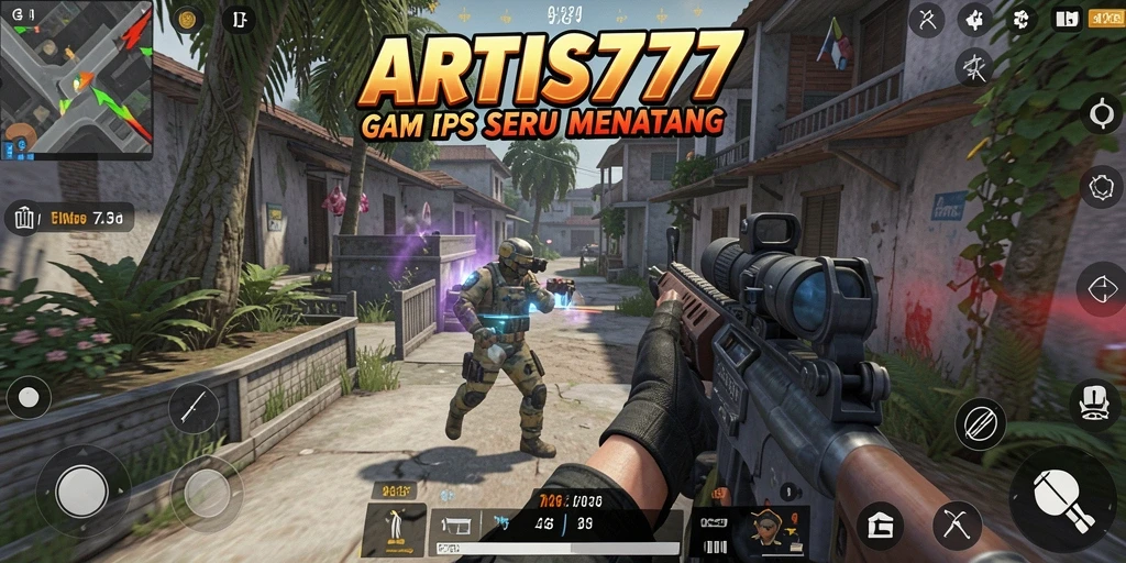 Tangkapan layar ARTIS777 menampilkan aksi tembak-menembak yang mendebarkan.