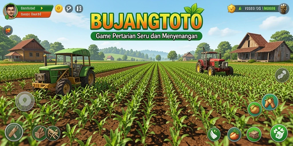 Gameplay seru di BUJANGTOTO dengan aktivitas pertanian.