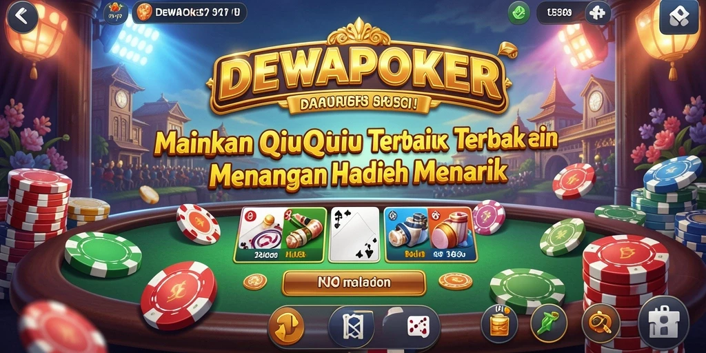 Tampilan gameplay seru dan kompetitif di DEWAPOKER.