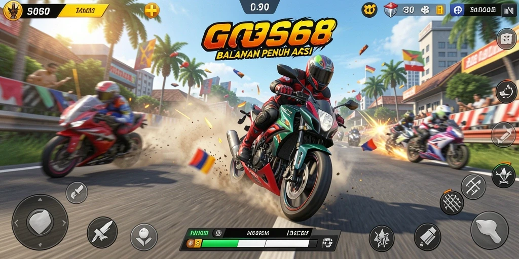Tampilan gameplay seru dan mendebarkan di GG368.