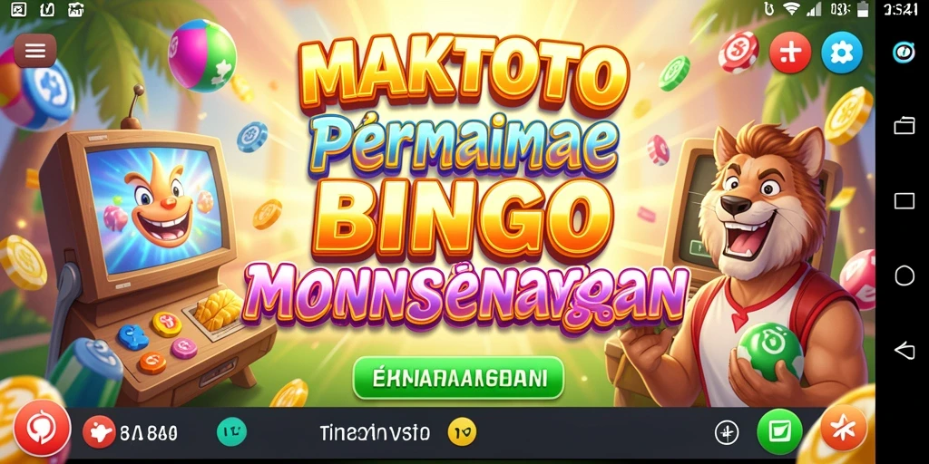 Tampilan gameplay seru dan interaktif di MAKTOTO.