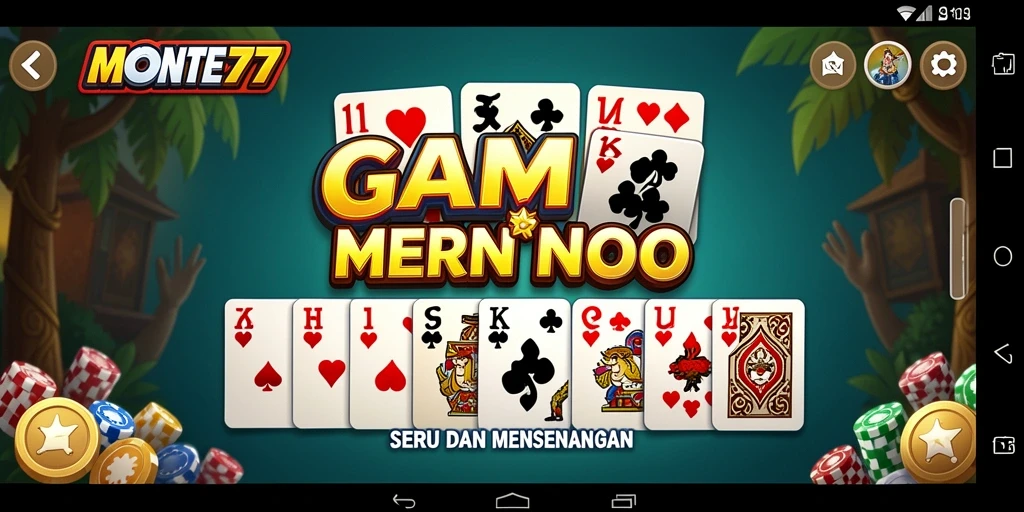 Tampilan gameplay Domino yang seru dan interaktif.