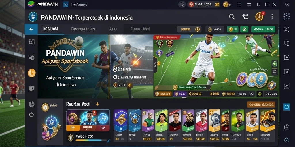 Tampilan gameplay seru dari aplikasi Sportsbook PANDAWIN.