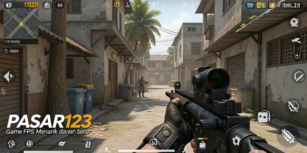 Tampilan gameplay PASAR123 yang penuh aksi dan seru.