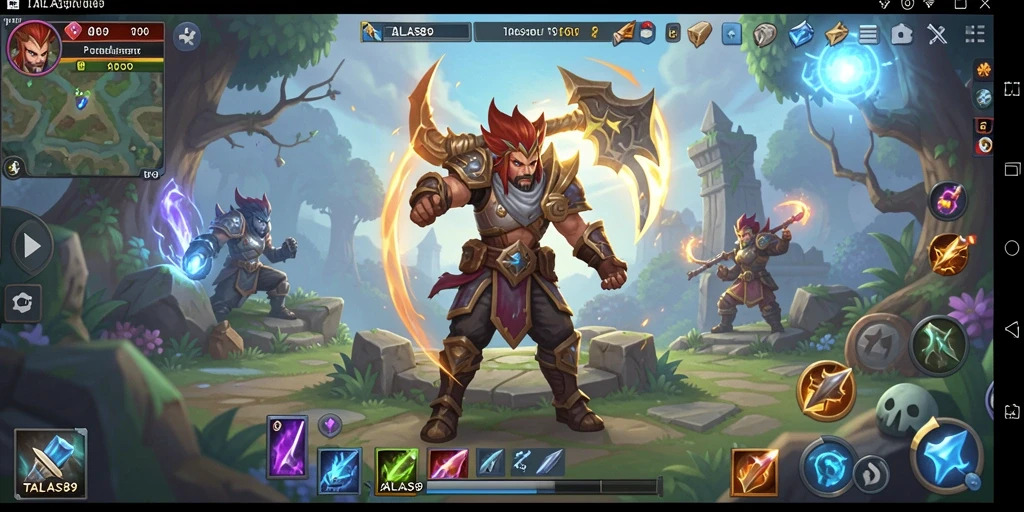 Tampilan gameplay TALAS89 yang menakjubkan dan dinamis.